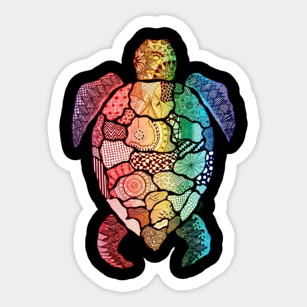 Rainbow Turtle Sticker by SamuelJ